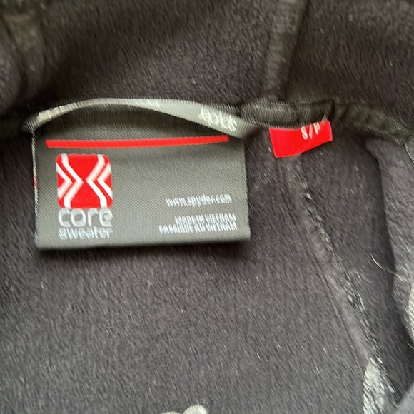 Spyder black fleece inside gorgeous sweater - Picture 6 of 8